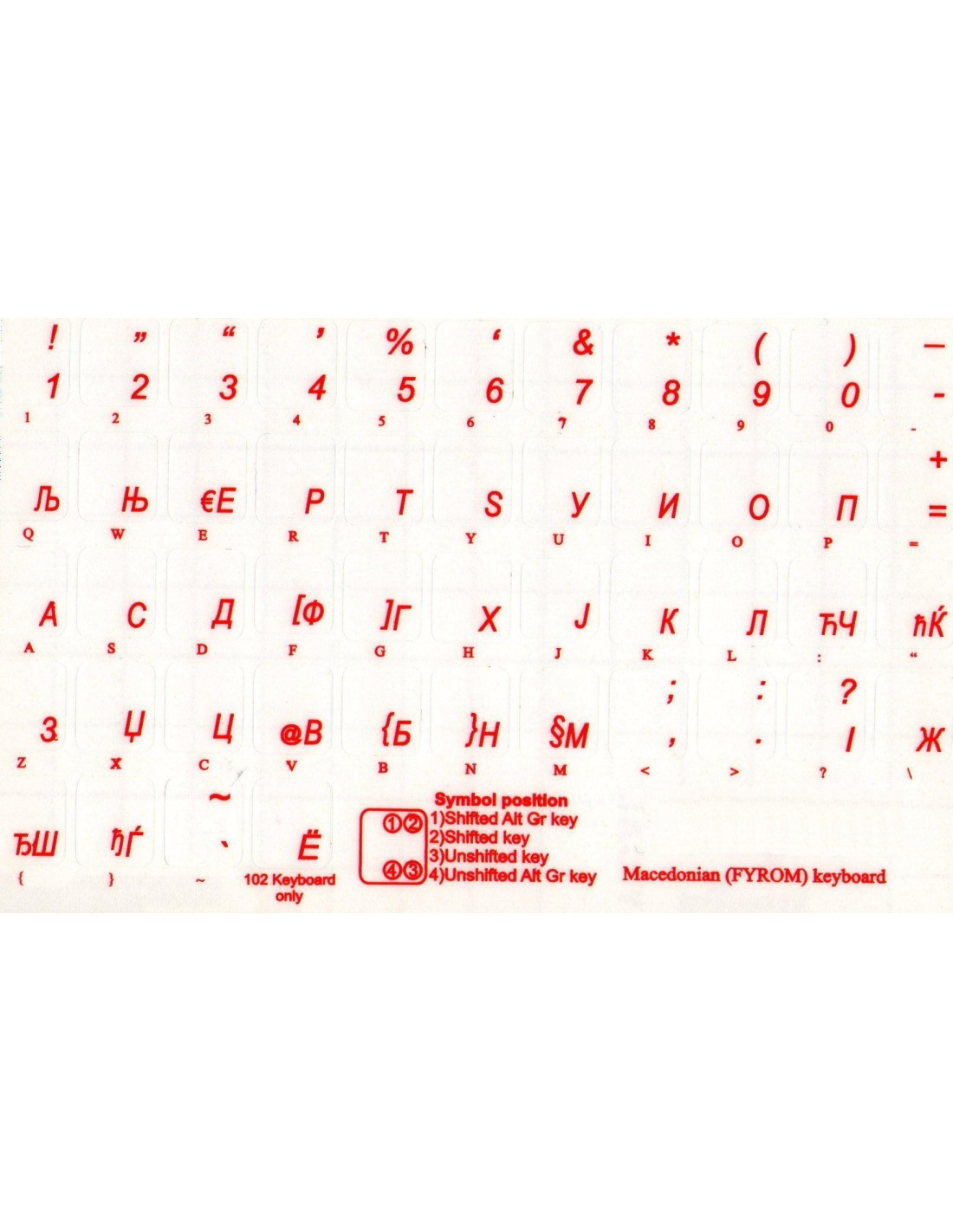 Tastiere Adesivo Lettere ebraiche Adesivi Tastiera Alfabeto 11x13mm per  unità