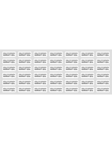 42 pezzi Etichette bollini adesive antirimozione antimanomissione antieffrazione 1cm x 2,3cm