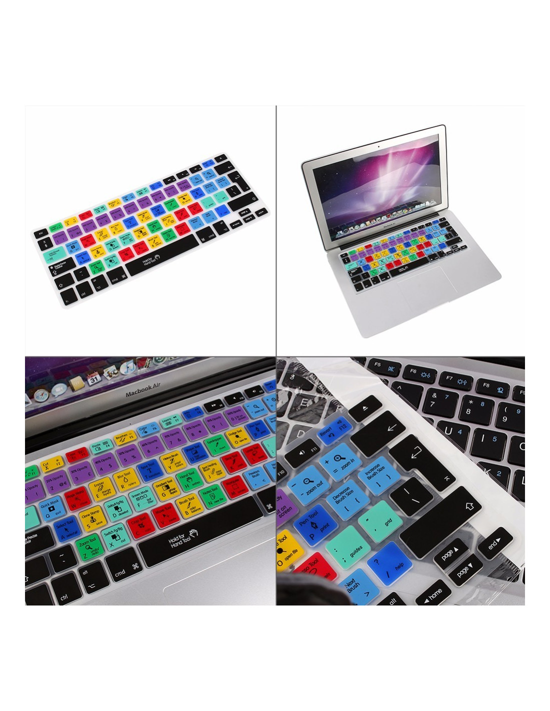 Adesivi per tastiera con blocchi di costruzione rosa Copertina per tastiera  portatile Vinile Decalcomania per tastiera MacBook Air Skin kit MacBook Pro  15 decalcomanie per pelle -  Italia