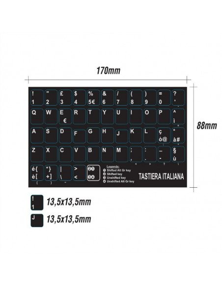 Tastiera Notebook HP Envy 13-D Series (Retroilluminata) con Adesivi Layout  Italiano