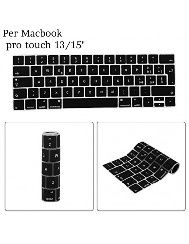 Pellicola Protettiva in Silicone per Tastiera Notebook Apple MacBook Air/Pro 